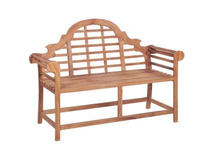Zahradní lavice 127 x 58,5 x 92,5 cm masivní teakové dřevo 319152