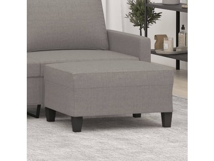 Podnožka taupe 70x55x41 cm textil 349354