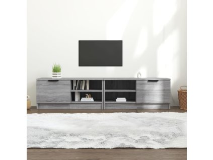 TV skříňky 2 ks šedé sonoma 80 x 35 x 36,5 cm kompozitní dřevo 817120