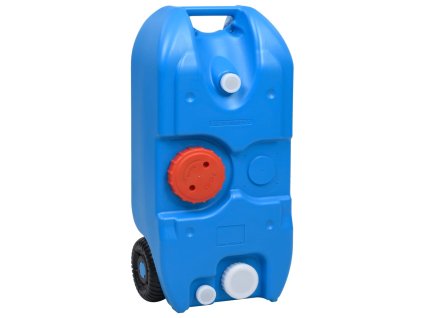 Nádrž na vodu na kolečkách na kempování 40 l modrá 30133