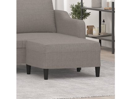 Podnožka taupe 70x55x41 cm textil 349310