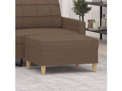 Podnožka hnědá 70x55x41 cm textil 349274