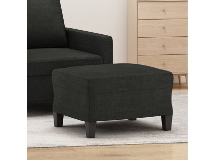 Podnožka černá 60 x 50 x 41 cm textil 349331
