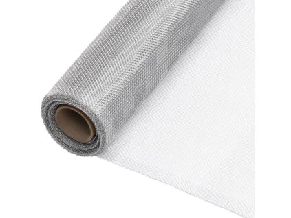 Síť proti hmyzu hliník 112 x 2000 cm stříbrná 150854