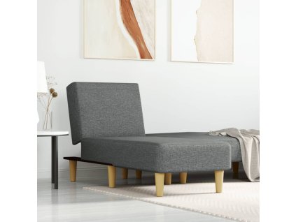 Lenoška tmavě šedá textil 352799