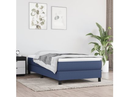 Taštičková matrace modrá 80 x 200 x 20 cm textil 347680