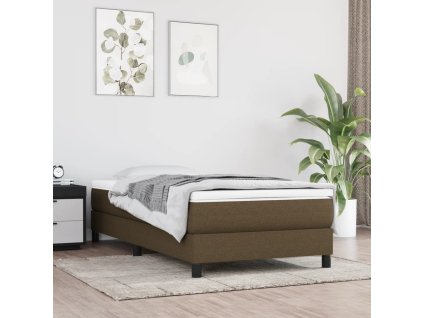 Taštičková matrace tmavě hnědá 80 x 200 x 20 cm textil 347677
