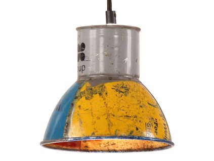 Industriální závěsná lampa 25 W vícebarevná kulatá 17 cm E27 344402