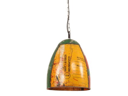 Industriální závěsná lampa 25 W vícebarevná kulatá 32 cm E27 344400