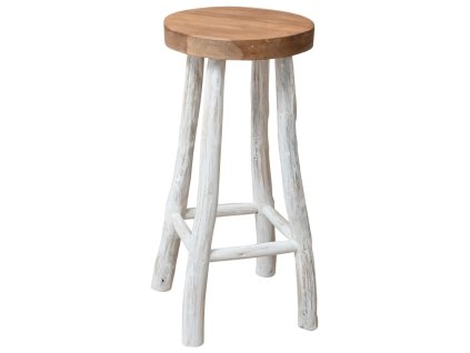 Barová stolička masivní teak 244546