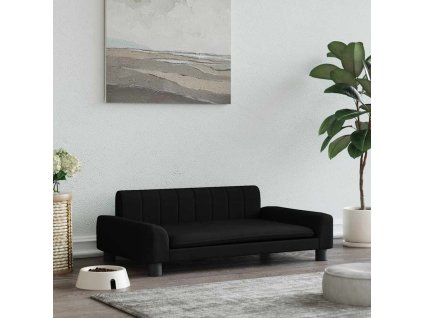 Pelíšek pro psy černý 90 x 53 x 30 cm textil 171851