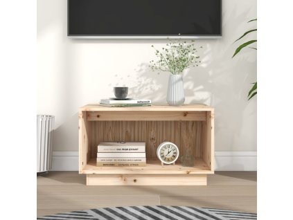 TV skříňka 60 x 35 x 35 cm masivní borové dřevo 813824
