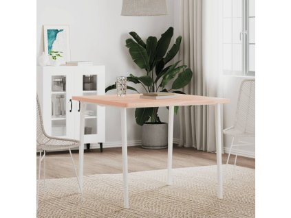Stolní deska 80 x 80 x 2,5 cm čtvercová masivní bukové dřevo 355958