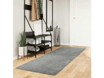 Koberec PAMPLONA s vysokým vlasem moderní zelený 80 x 250 cm 375297
