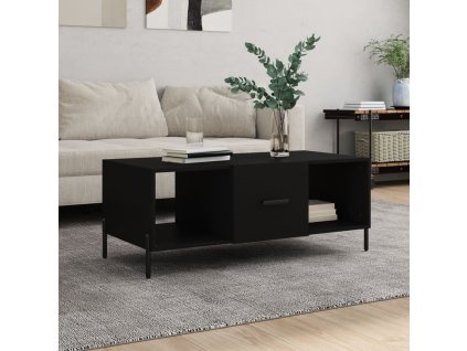 Konferenční stolek černý 102 x 50 x 40 cm kompozitní dřevo 829309