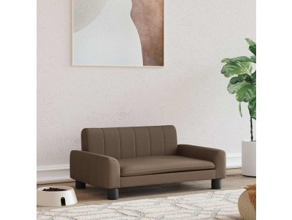Pelíšek pro psy hnědý 70 x 45 x 30 cm textil 171860