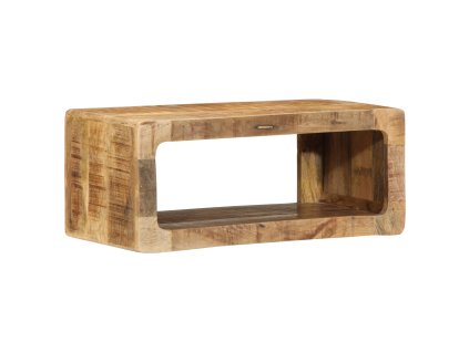 TV nástěnný kabinet 60x30x25 cm z masivního dřeva hrubého manga 4104529