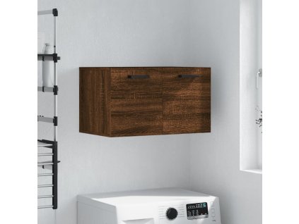 Nástěnná skříňka hnědý dub 60 x 36,5 x 35 cm kompozitní dřevo 830027