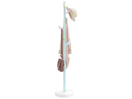 Stojan na kabáty modrý 172 cm práškově lakované železo 377091
