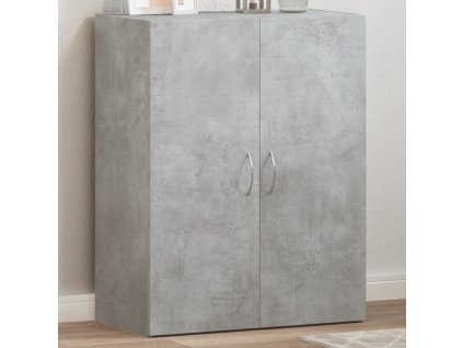 Kartotéka betonově šedá 60 x 32 x 77,5 cm kompozitní dřevo 840768