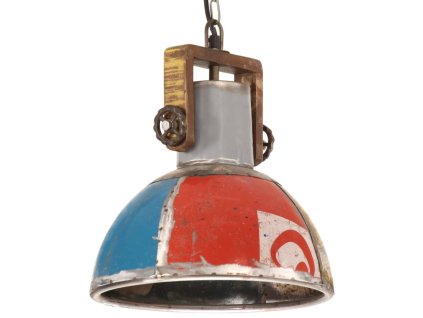 Industriální závěsná lampa 25 W vícebarevná kulatá 30 cm E27 344396
