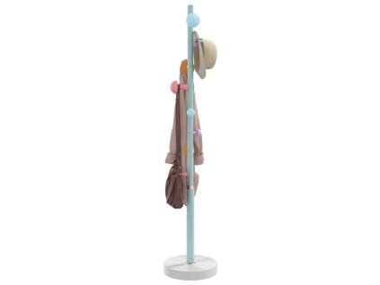 Stojan na kabáty modrý 172 cm práškově lakované železo 377098