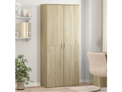 Skříň highboard dub sonoma 80 x 35 x 180 cm kompozitní dřevo 3276653