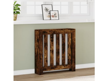 Kryt na radiátor kouřový dub 78 x 20 x 82 cm kompozitní dřevo 852730