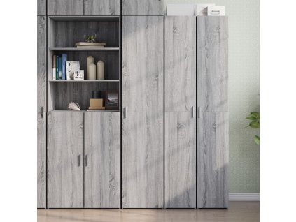 Skříň highboard šedá sonoma 40 x 42,5 x 185 cm kompozitní dřevo 3281404