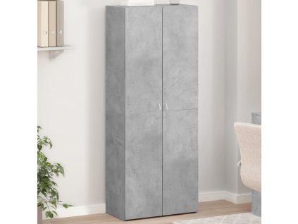Kartotéka betonově šedá 60 x 32 x 153 cm kompozitní dřevo 3276647