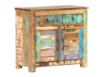 Příborník 70 x 35 x 65 cm masivní recyklované dřevo 287490