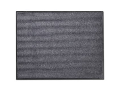 Šedá PVC rohožka 90 x 150 cm 241276