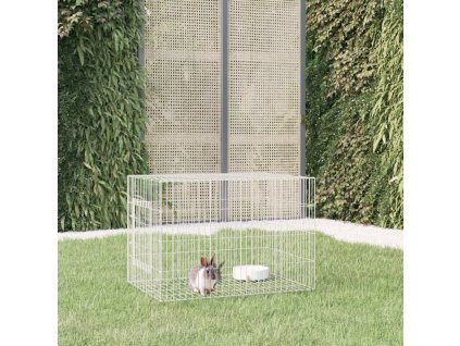 Klec pro králíka 78 x 54 x 54 cm pozinkované železo 171567