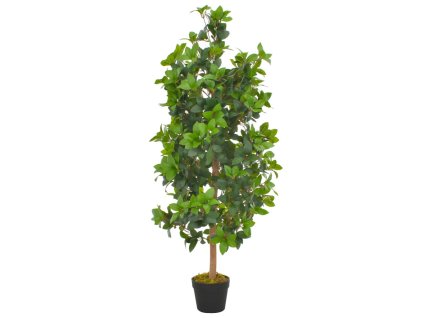 Umělá rostlina vavřín vznešený s květináčem zelená 120 cm 280179