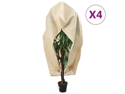 Ochranné návleky na rostliny na zip 4 ks 70 g/m² 2,36 x 2 m 3203561