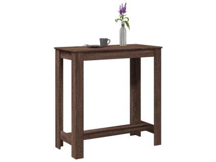 Barový stůl hnědý dub 102 x 50 x 103,5 cm kompozitní dřevo 854415