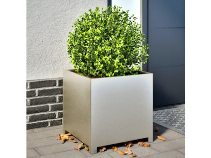 Zahradní truhlík 50 x 50 x 50 cm nerezová ocel 851217