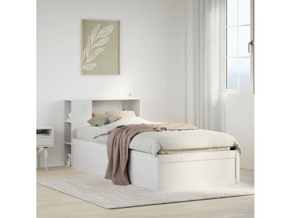 Postel bez matrace bílá 75 x 190 cm masivní borovice 3323441