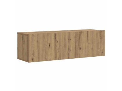 Nástěnná TV skříňka dub artisan 100x30x30 cm kompozitní dřevo 856019