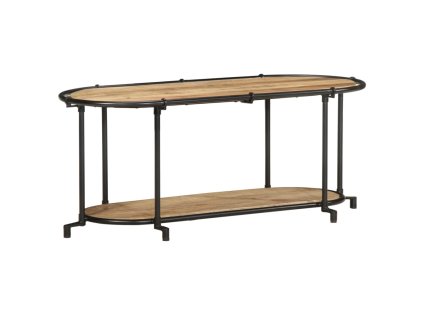 TV stolek 100 x 42 x 40 cm masivní hrubé mangovníkové dřevo 4013488