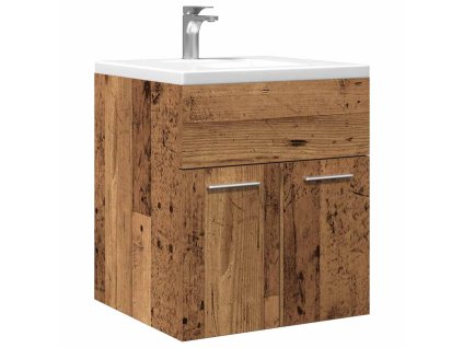 Koupelnová skříňka pod umyvadlo old wood 41x38,5x46 cm kompozit 856205