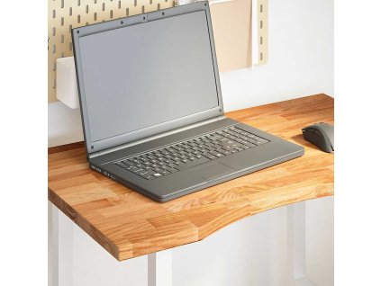 Stolní deska světle hnědá 80x50x2,5 cm dub obdélníkový 4009017