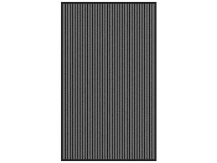 Rohožka Stripe Černá a šedá 90x150 cm 4105596