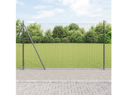 Sloupky plotu s podstavci 26 kusů Ø32mm 83,5cm Galvanizovaná ocel 3350249