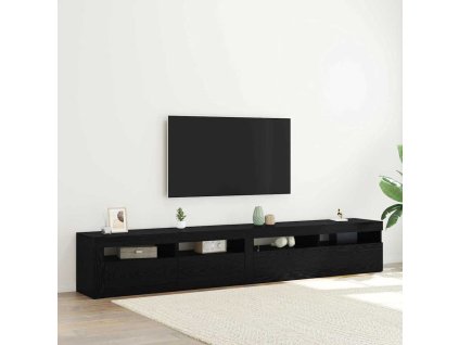 Televizní skříň 2 pcs Černý dub 240 x 35 x 40 cm 3332491