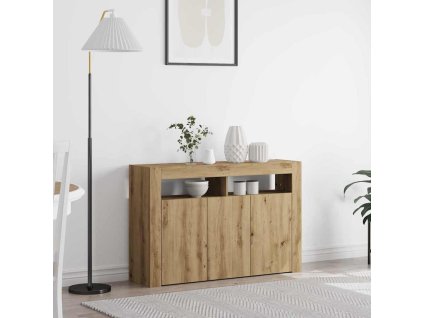 Servírovací skříň Artisanový dub 116 x 30 x 75 cm 3333884