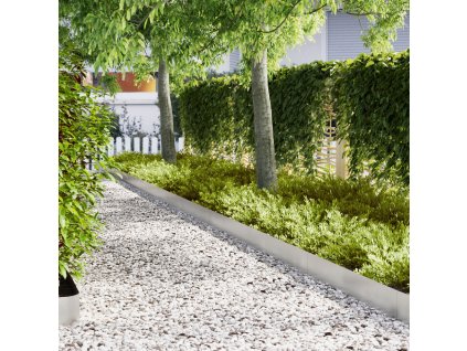 Zahradní obruby 50 ks 100x0,5x20 cm Nerezová ocel 3335778