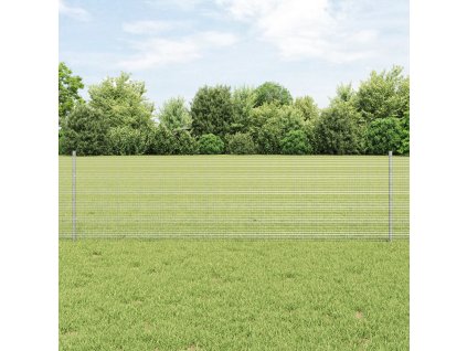 Svařovaný drátěný plot s 22 U sloupky Stříbrná 0.6x50 m Ocel 3336388