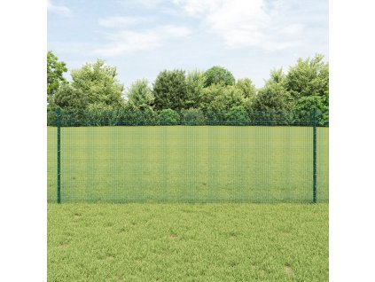 Svařovaný drátěný plot s 44 U sloupky Zelený 0.8x100 m Ocel 3336540