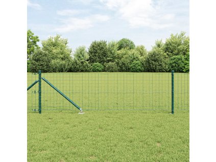 Příspěvky na plot s hrotem 26 ks Ø32 mm 80 cm Pozinkovaná ocel 3350167